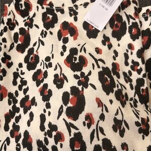 Old Navy Black and Brown Floral long sleeve shirt